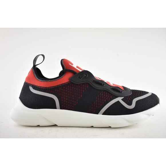 Dior Mens B21 Neo Black Red White Tech Knit Low Top Flat Trainer Sneakers 44 11 - Picture 2 of 15